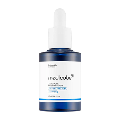 MEDICUBE СЫВОРОТКА ДЛЯ КОНТРОЛЯ ВЫРАБОТКИ КОЖНОГО ЖИРА И СУЖЕНИЯ ПОР ZERO PORE ONE DAY PEPTIDE SERUM